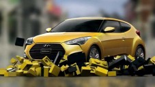 Hyundai Veloster Turbo má reklamu na hru z Lega