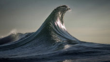 Nizozemský kameraman natočil krásu obrovských mořských vln