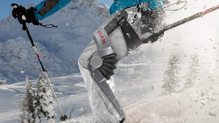 Roam vyvinul robotický exoskeleton pro podporu lyžování v náročných terénech