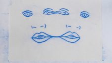Daniel Zvereff nakreslil modře na papír videoklip k písni Emulate