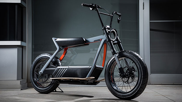 Harley-Davidson představil koncept lehké městské motorky na elektřinu