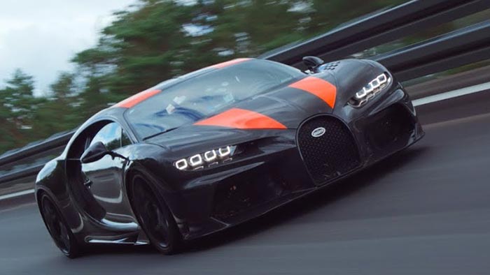 Bugatti Chiron vytvořil světový rekord rychlostí 490 kilometrů za hodinu