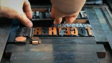 Filmaři natočili americké tiskárny používající starou techniku letterpress