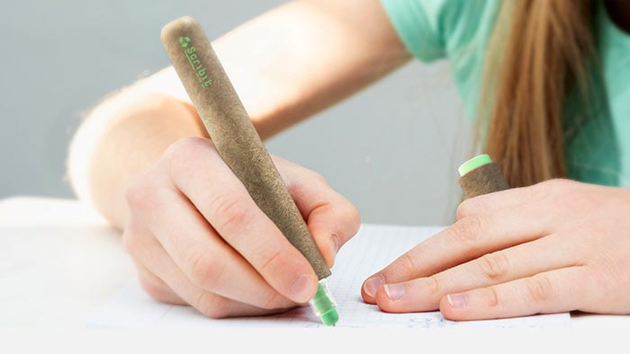 Scribit Pen je první plně kompostovatelný popisovací fix na světě