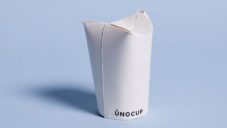 Unocup je ekologický papírový kelímek bez potřeby plastového víčka