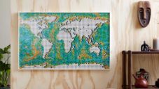 Lego Art přichází s velkou mapou světa World Map s 11 695 dílky