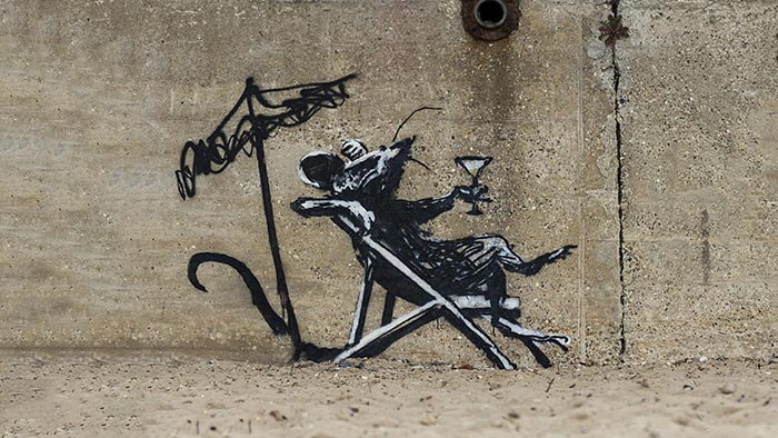 Banksy se vydal na prázdniny k moři a vyzdobil město Lowestoft