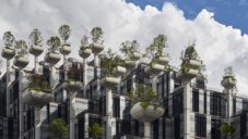 V Šanghaji kompletně dokončili multifunkční dům 1 000 Trees