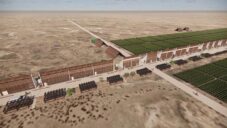 Francouzští krajinářští architekti navrhli humánnější zeď mezi USA a Mexikem