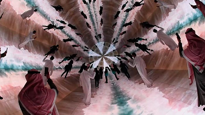 Stufish vytvořili pro Leap 2022 největší i nejdelší kaleidoskop na světě