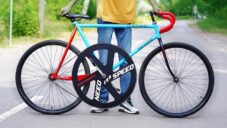 Američan si vyrobil jízdní kolo Bike For Speed s obřím předním převodníkem