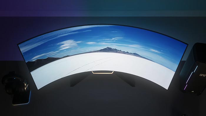 Corsair odhalil revoluční ohýbatelný 45palcový herní OLED monitor