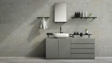 Nendo navrhlo pro Sanei minimalistickou koupelnovou kolekci Soroe