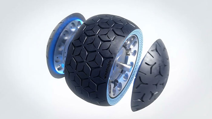 Hankook WheelBot je pneumatika s tvarem koule pro mobilitu budoucnosti Hankook WheelBot je pneumatika s tvarem koule pro mobilitu budoucnosti