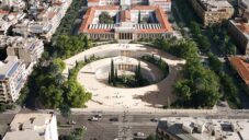 Nizozemští OMA navrhli pro archeologické muzeum v Aténách spirálovité rozšíření