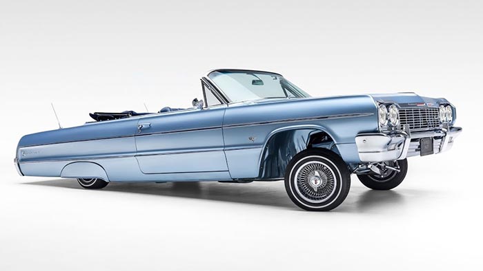 Američané předělali Chevrolet Impala z roku 1964 na hydraulicky nastavitelný Lowrider