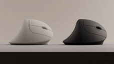 Hansker je vertikální ergonomická myš s elegantním organickým designem