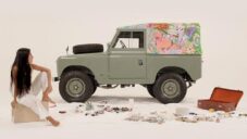 Ana Malta pomalovala Land Rover z roku 1966 a udělala z něj umělecké dílo