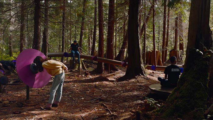 Forest Mixer je multimediální instalace v kanadských lesích ukazující sílu zvuku v přírodě