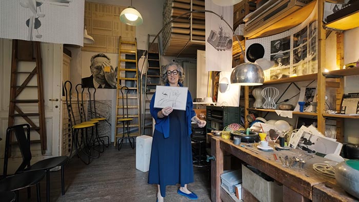 Giovanna Castiglioni ukazuje ateliér i nejlepší svítidla od jejího otce Achille Castiglioniho