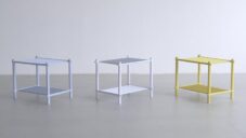 Japonská designérka vytvořila z rolí papíru subtilní minimalistické stolky se slušnou nosností