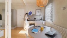 Madridský byt o velikosti 47 metrů se po rekonstrukci proměnil na minimalistický apartmán